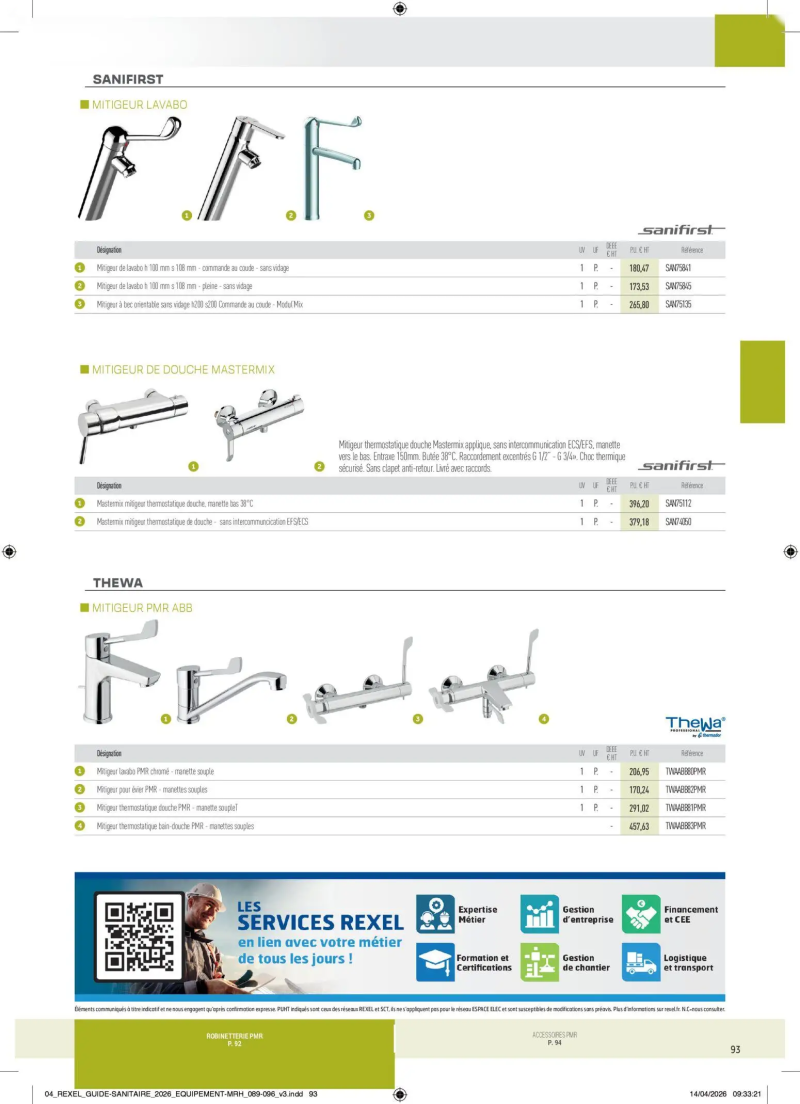 Rexel                                                     catalogue du 20/04 – page 93