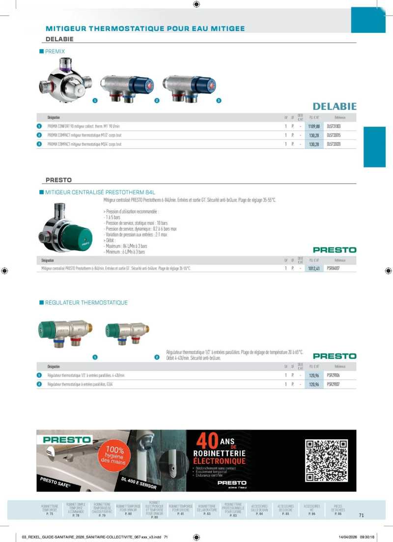 Rexel                                                     catalogue du 20/04 – page 71