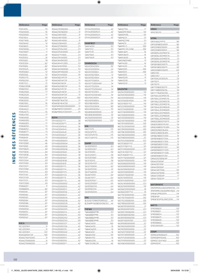 Rexel                                                     catalogue du 20/04 – page 152