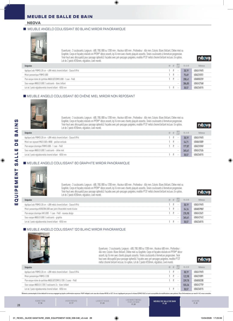 Rexel                                                     catalogue du 20/04 – page 28