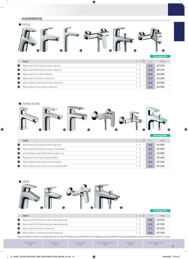 Rexel                                                     catalogue du 20/04 – page 13