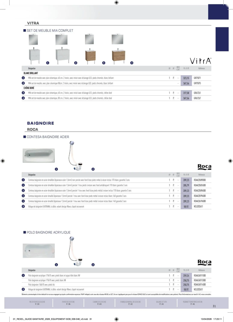 Rexel                                                     catalogue du 20/04 – page 31