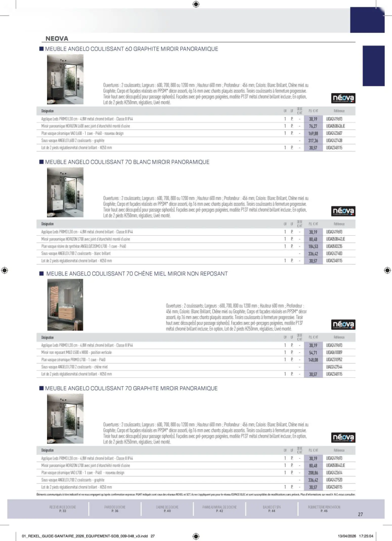 Rexel                                                     catalogue du 20/04 – page 27
