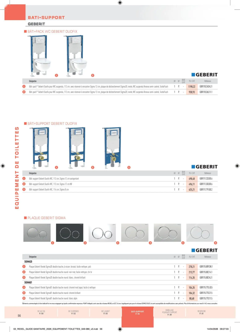 Rexel                                                     catalogue du 20/04 – page 56