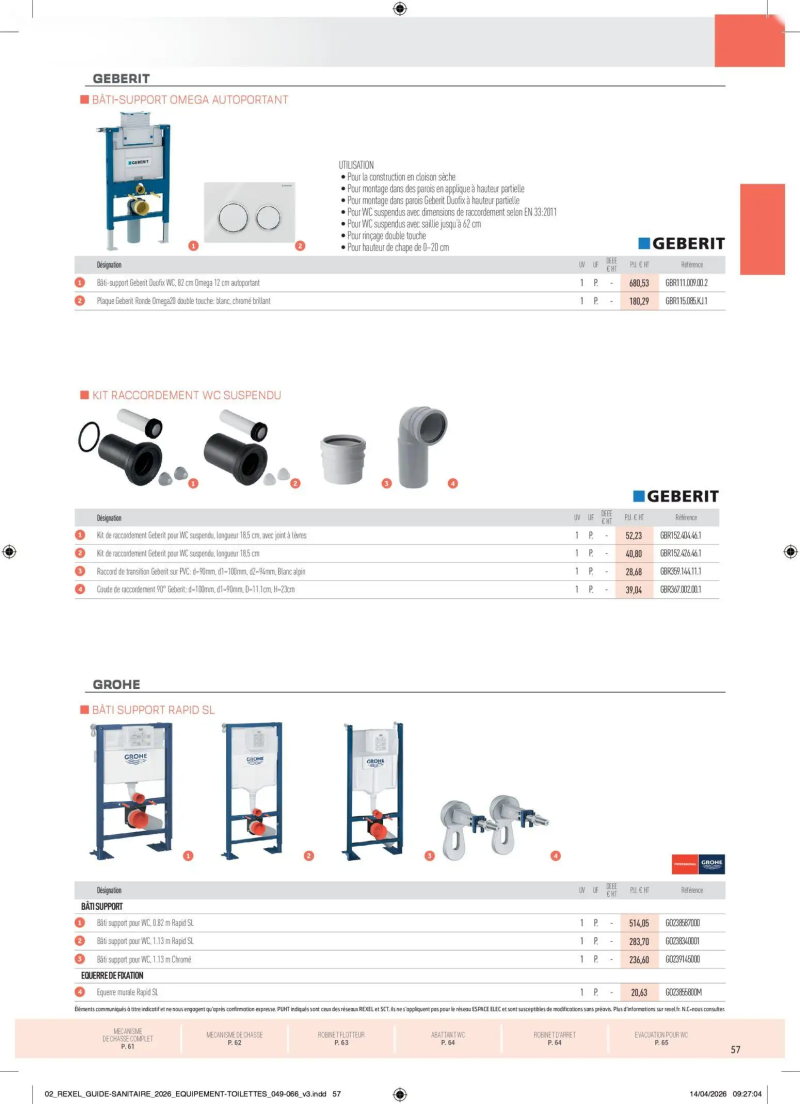Rexel                                                     catalogue du 20/04 – page 57