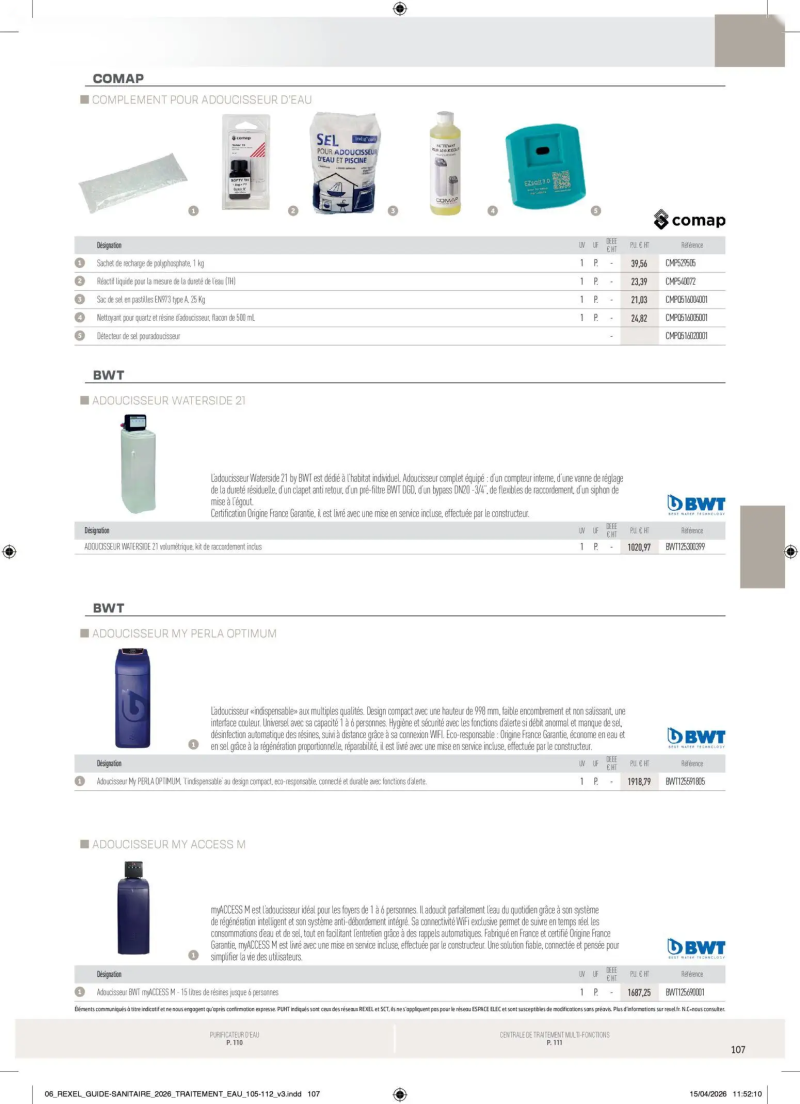 Rexel                                                     catalogue du 20/04 – page 107