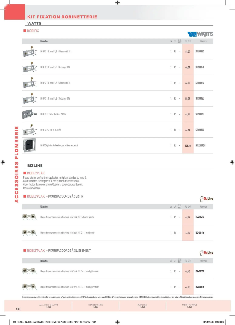 Rexel                                                     catalogue du 20/04 – page 132