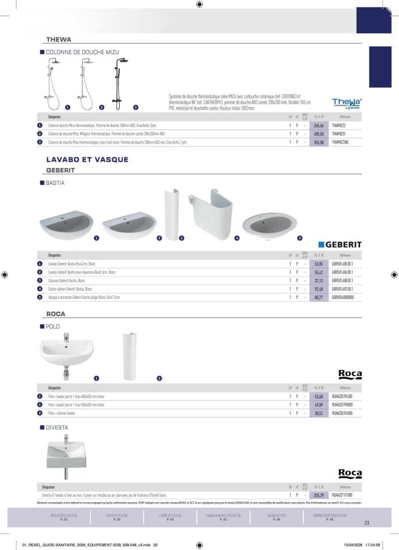 Rexel                                                     catalogue du 20/04 – page 23