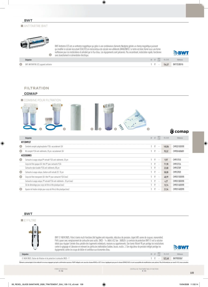 Rexel                                                     catalogue du 20/04 – page 109