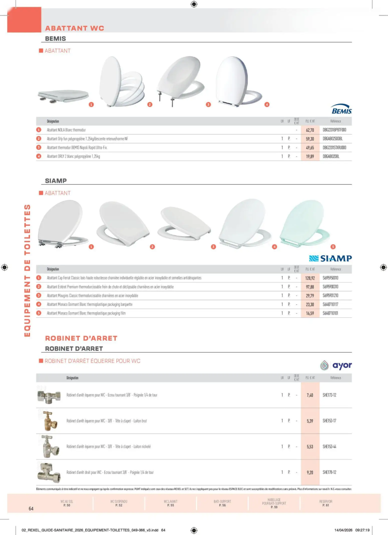 Rexel                                                     catalogue du 20/04 – page 64
