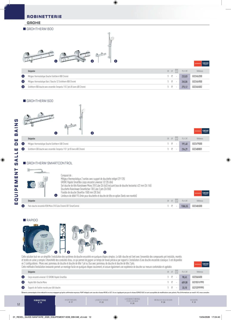 Rexel                                                     catalogue du 20/04 – page 12
