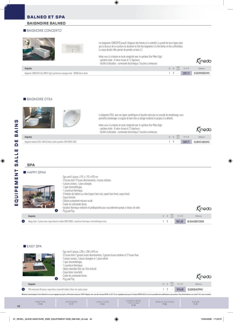 Rexel                                                     catalogue du 20/04 – page 44
