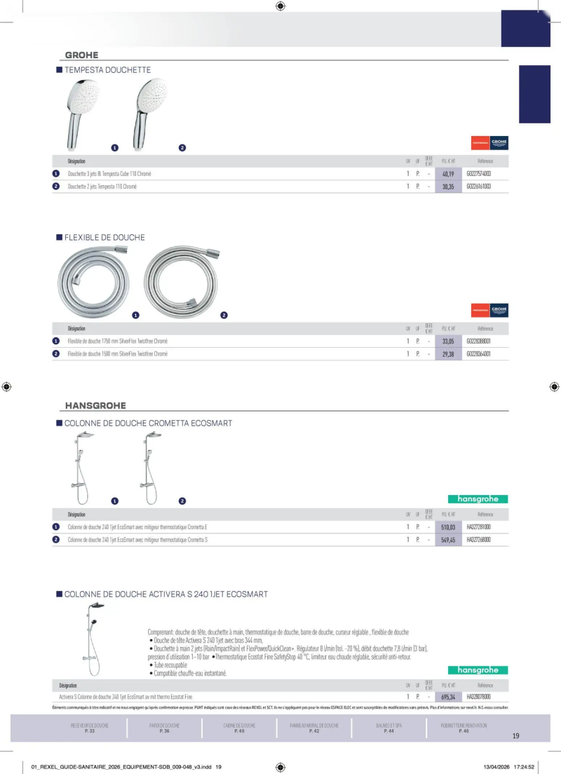 Rexel                                                     catalogue du 20/04 – page 19