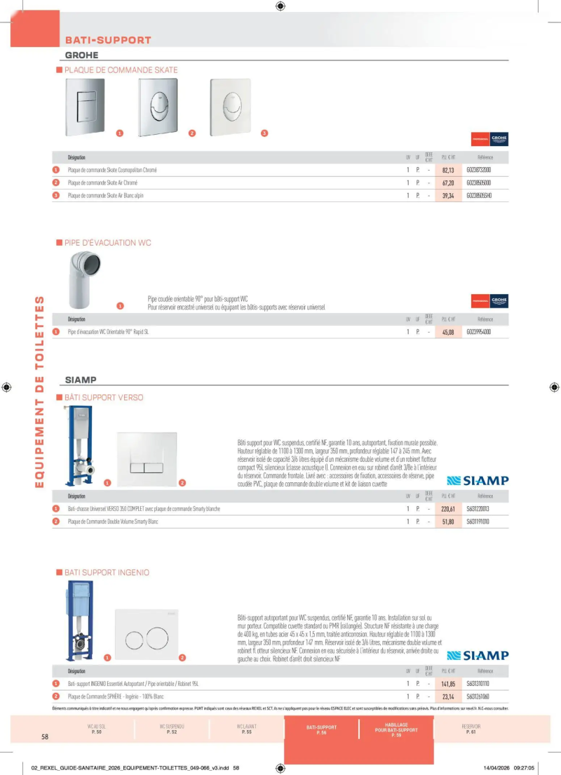 Rexel                                                     catalogue du 20/04 – page 58