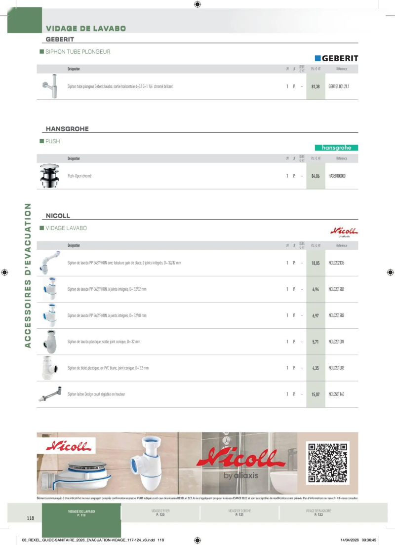 Rexel                                                     catalogue du 20/04 – page 118