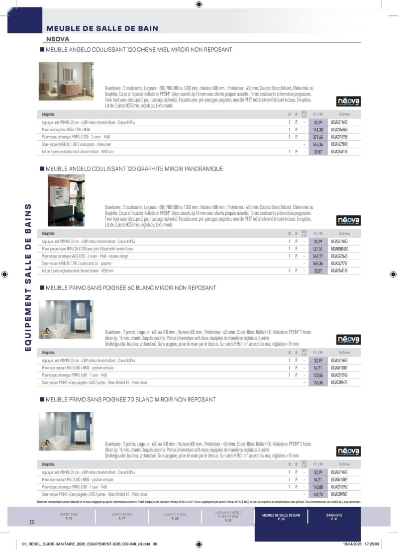 Rexel                                                     catalogue du 20/04 – page 30