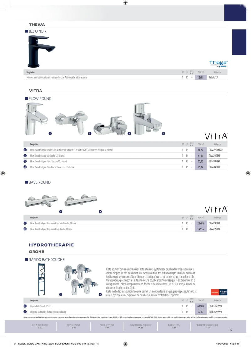 Rexel                                                     catalogue du 20/04 – page 17