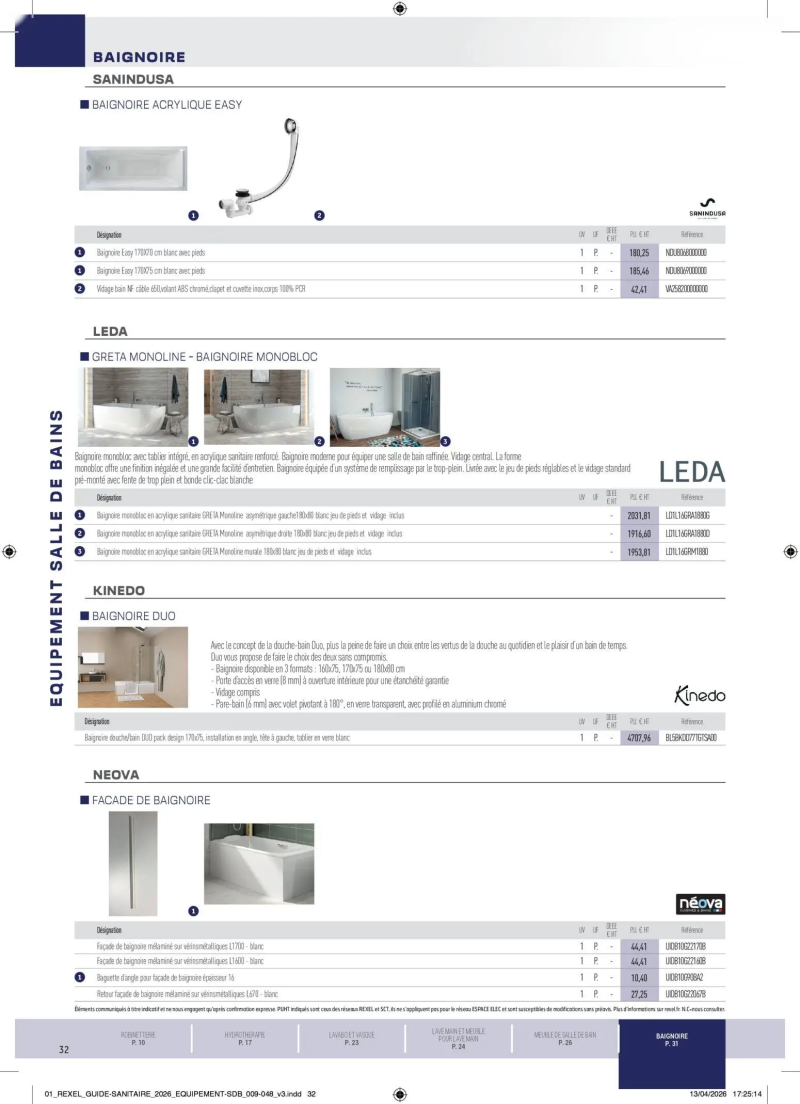 Rexel                                                     catalogue du 20/04 – page 32