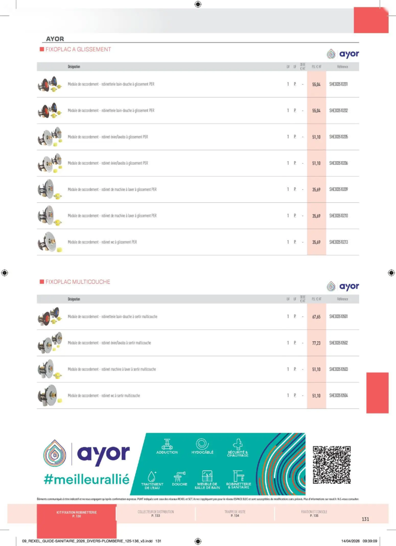 Rexel                                                     catalogue du 20/04 – page 131