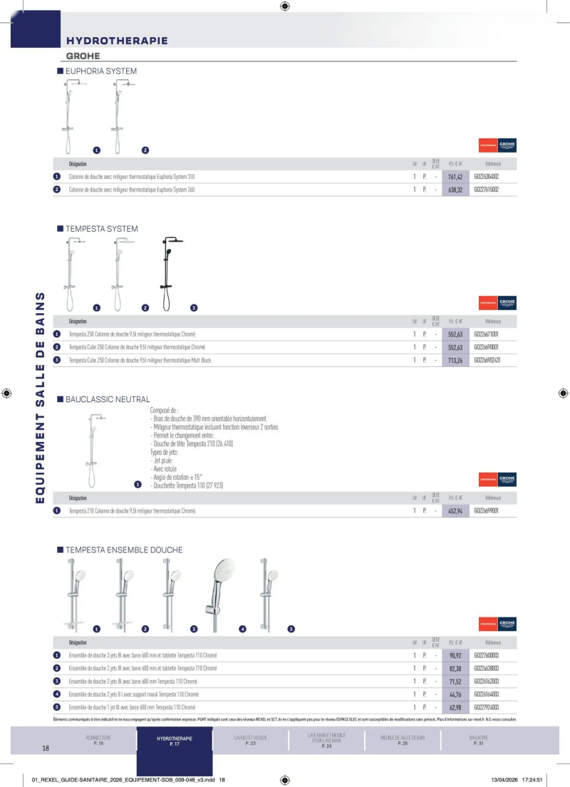 Rexel                                                     catalogue du 20/04 – page 18
