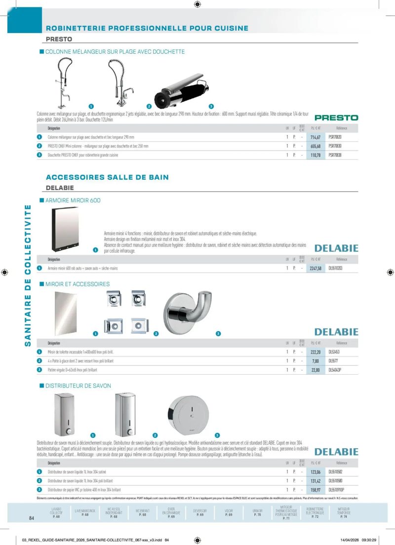Rexel                                                     catalogue du 20/04 – page 84