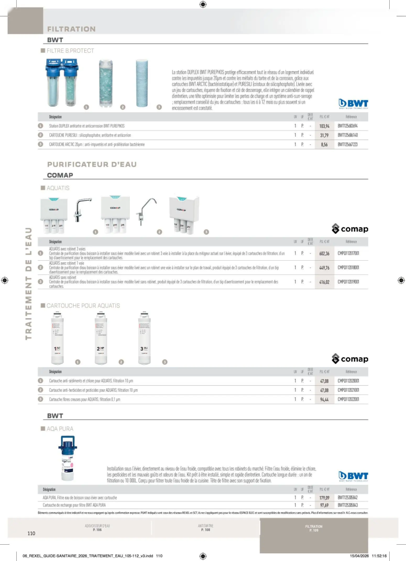 Rexel                                                     catalogue du 20/04 – page 110