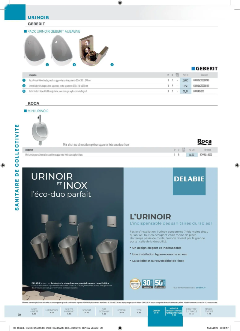Rexel                                                     catalogue du 20/04 – page 70