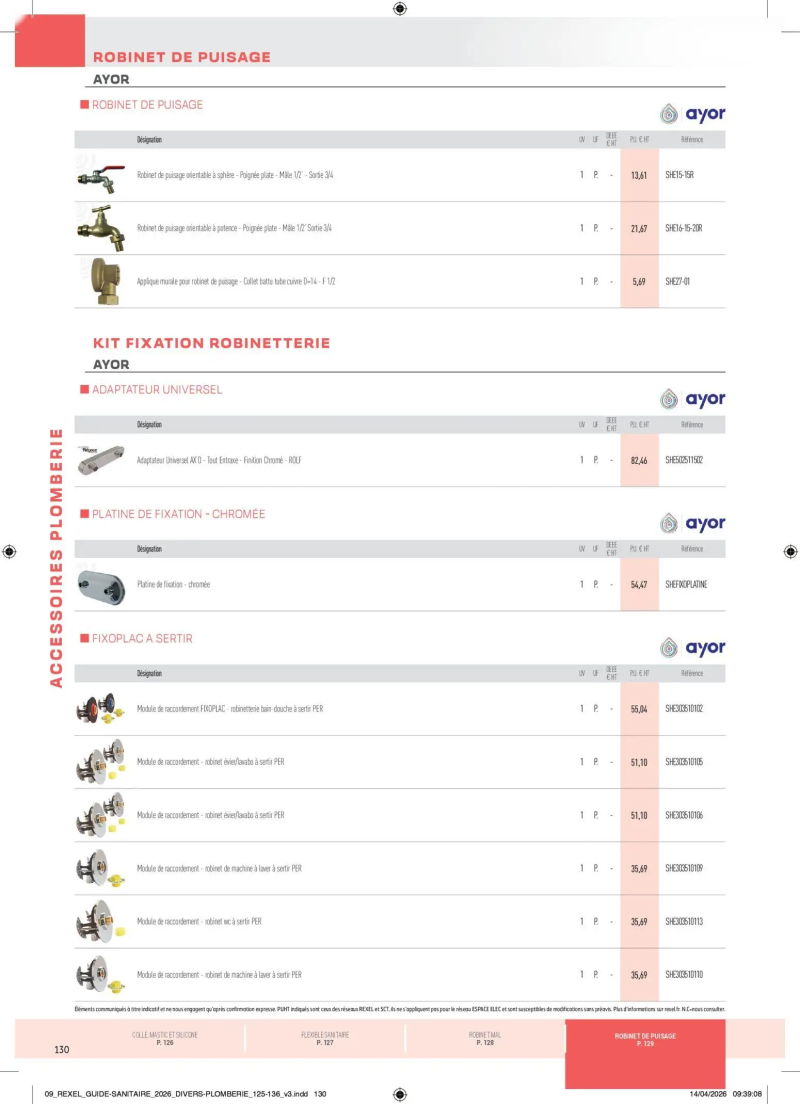 Rexel                                                     catalogue du 20/04 – page 130