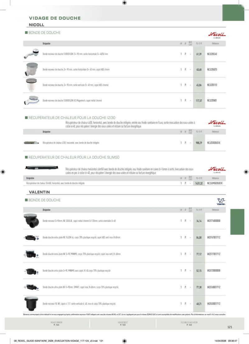 Rexel                                                     catalogue du 20/04 – page 121