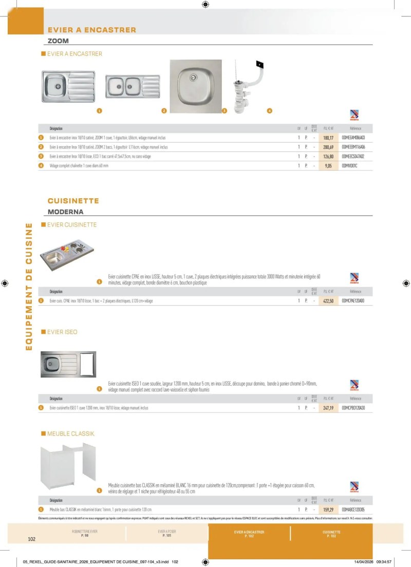 Rexel                                                     catalogue du 20/04 – page 102