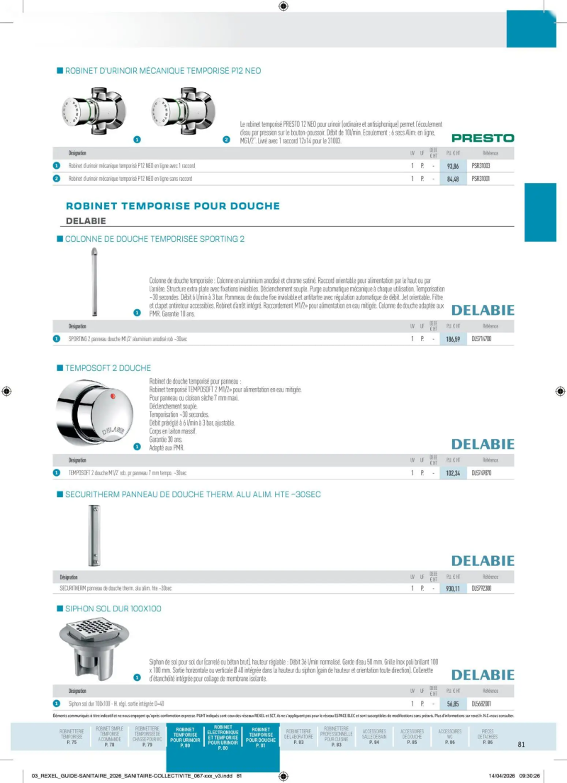 Rexel                                                     catalogue du 20/04 – page 81