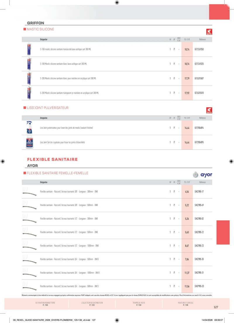 Rexel                                                     catalogue du 20/04 – page 127