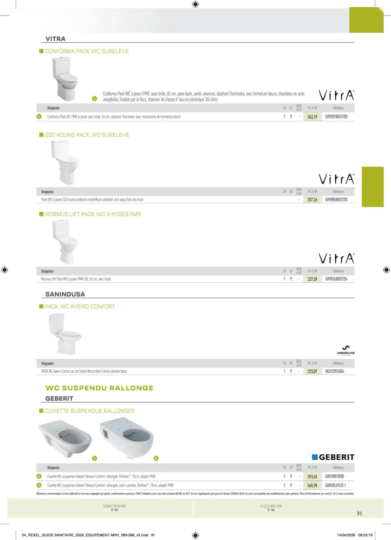 Rexel                                                     catalogue du 20/04 – page 91