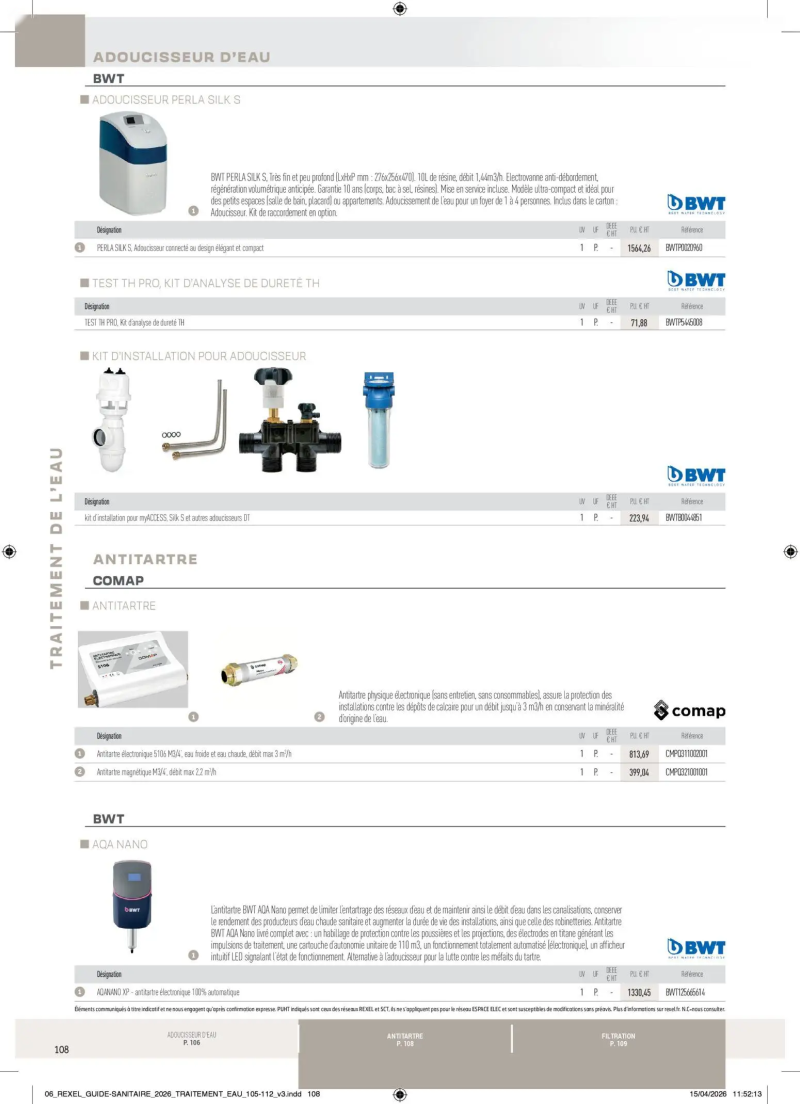 Rexel                                                     catalogue du 20/04 – page 108