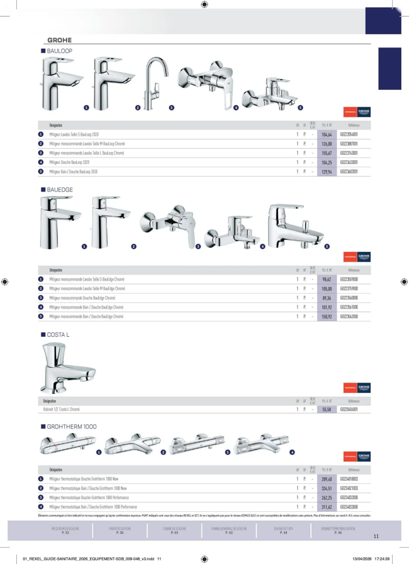 Rexel                                                     catalogue du 20/04 – page 11