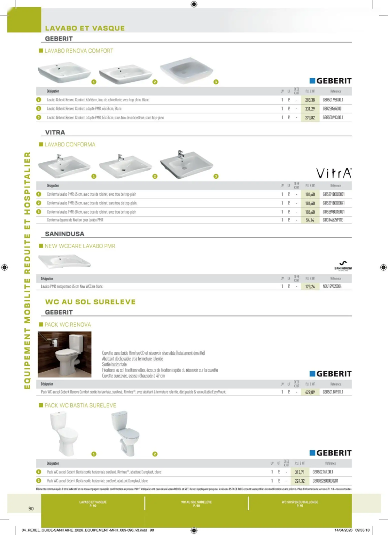 Rexel                                                     catalogue du 20/04 – page 90