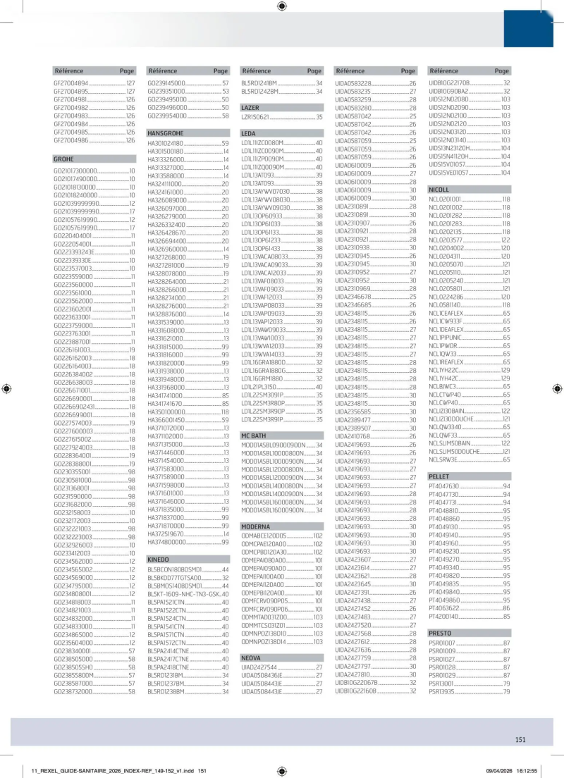 Rexel                                                     catalogue du 20/04 – page 151