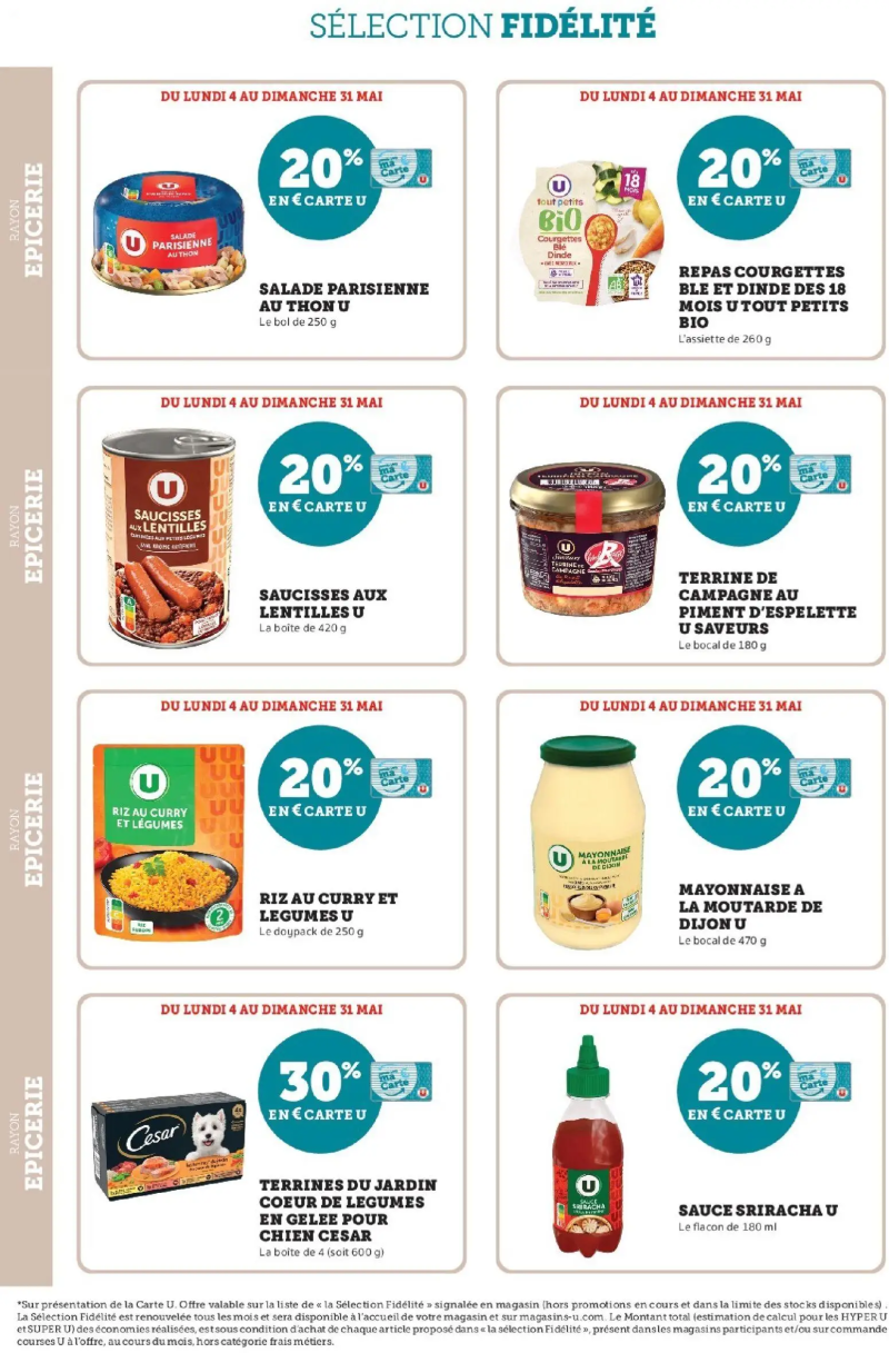 Super U catalogue du 04/05 – page 22