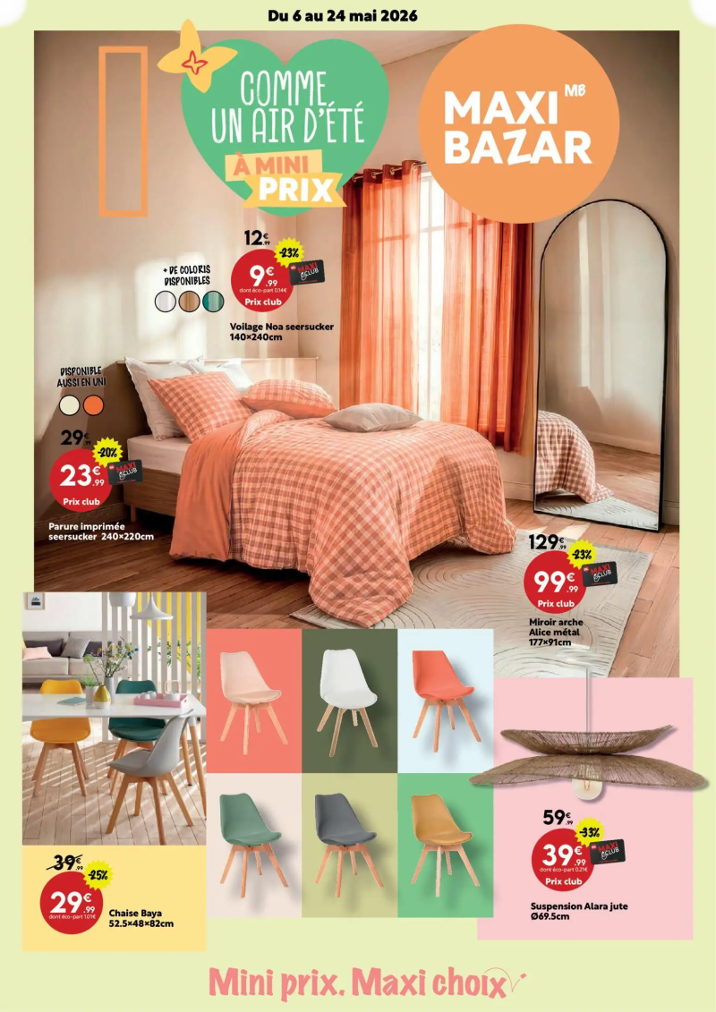Maxi Bazar catalogue du 06/05 – page 1