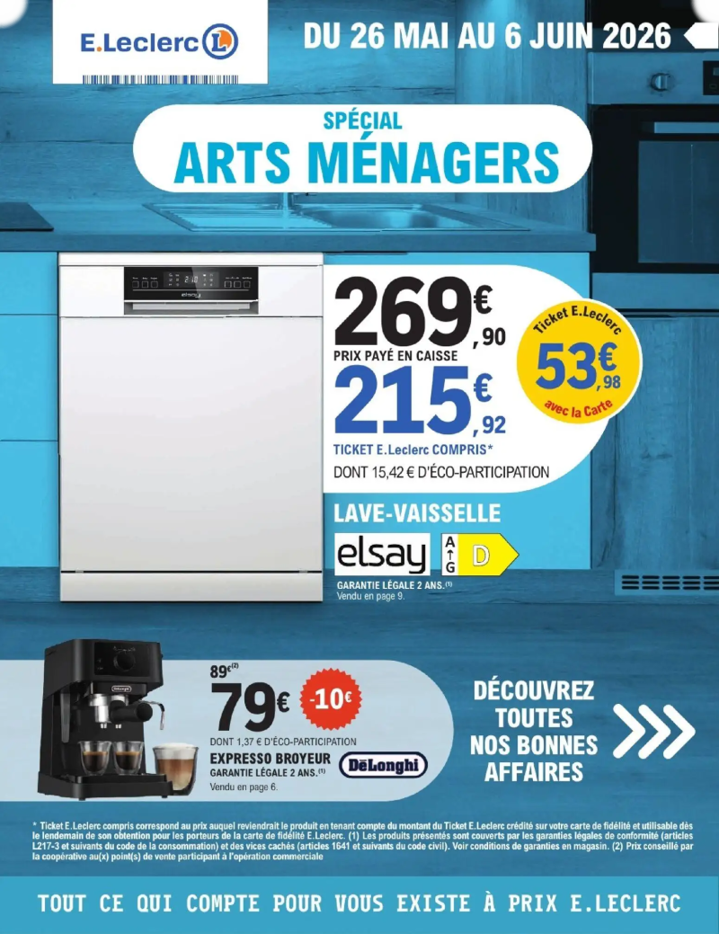 E.Leclerc catalogue du 26/05 – page 1