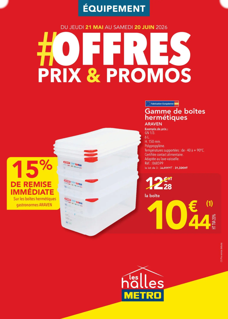 Metro catalogue du 21/05 – page 1