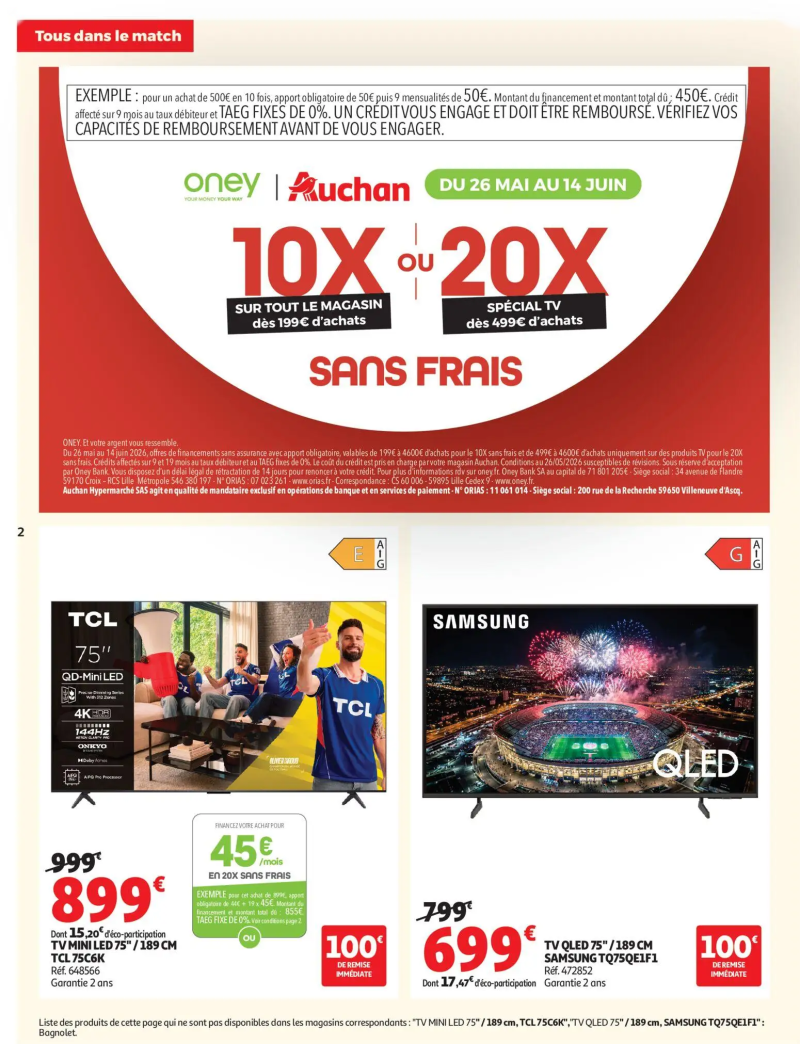 Auchan catalogue du 26/05 – page 2