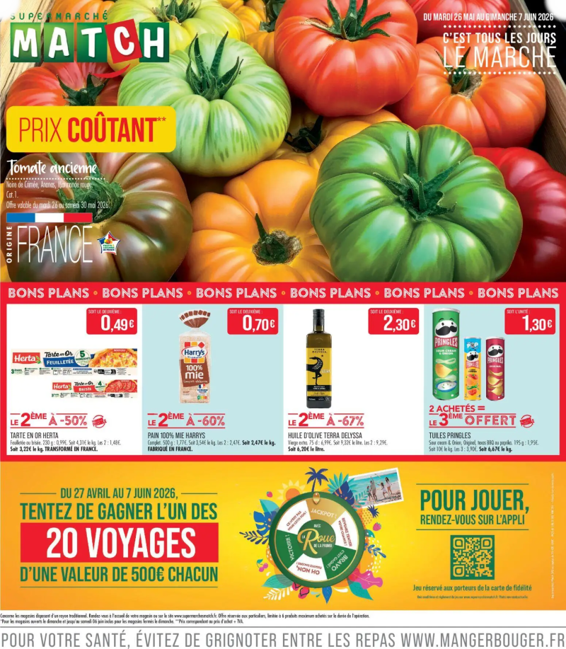 Supermarchés Match catalogue du 26/05 – page 1