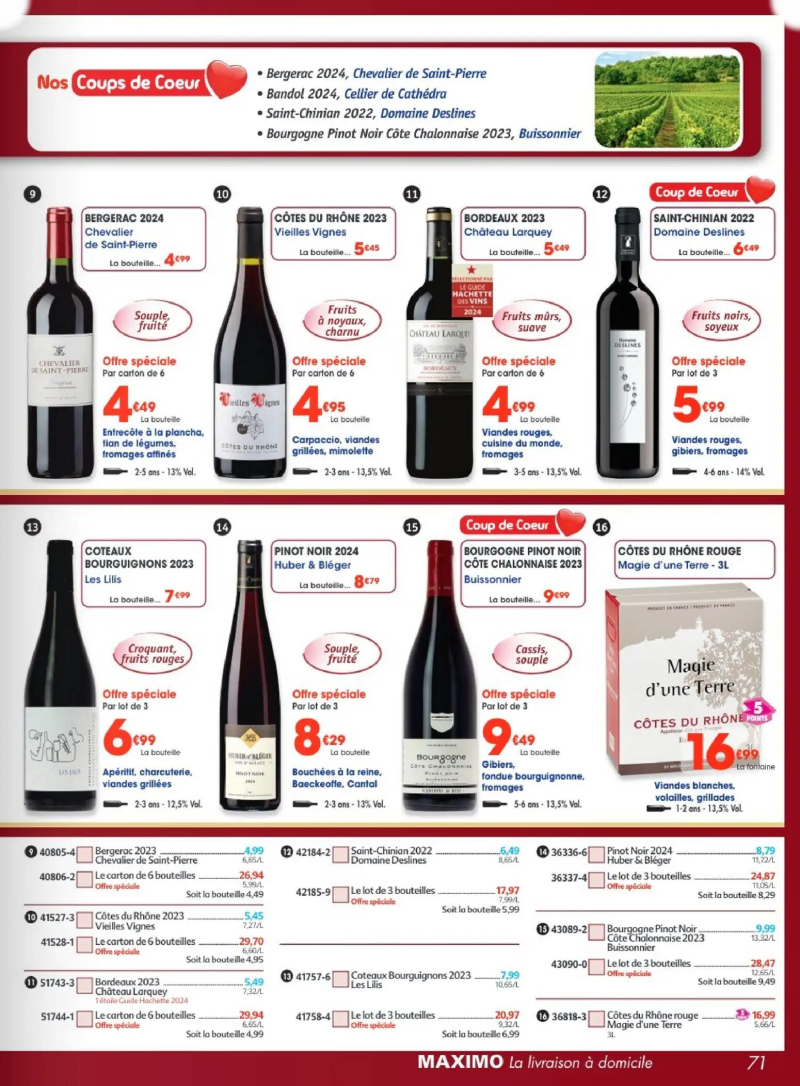 Maximo catalogue du 22/05 – page 71
