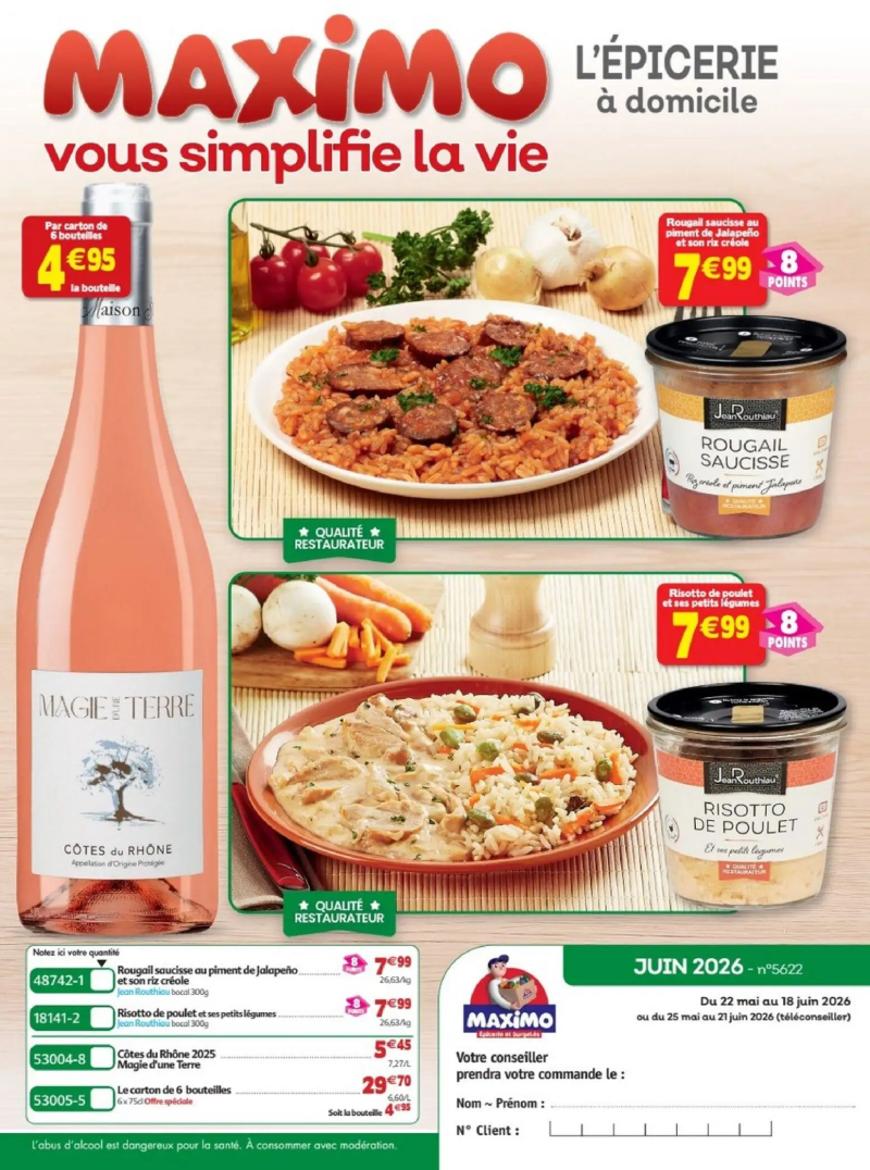 Maximo catalogue du 22/05 – page 1
