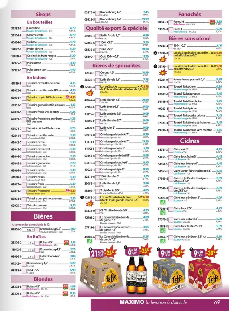 Maximo catalogue du 22/05 – page 69