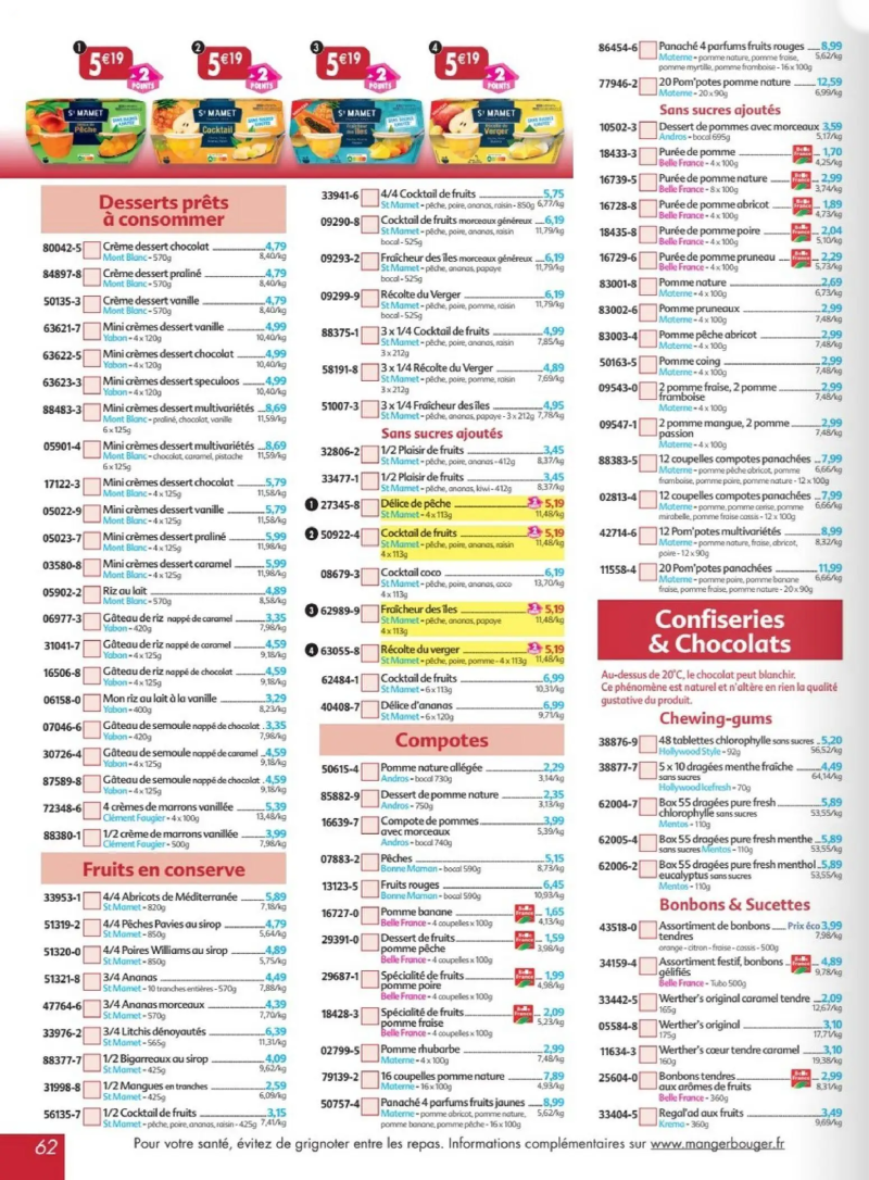 Maximo catalogue du 22/05 – page 62