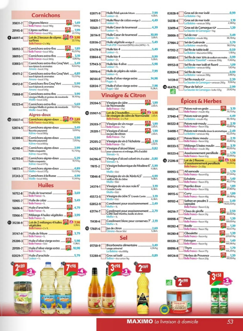 Maximo catalogue du 22/05 – page 53