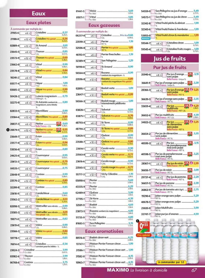 Maximo catalogue du 22/05 – page 67