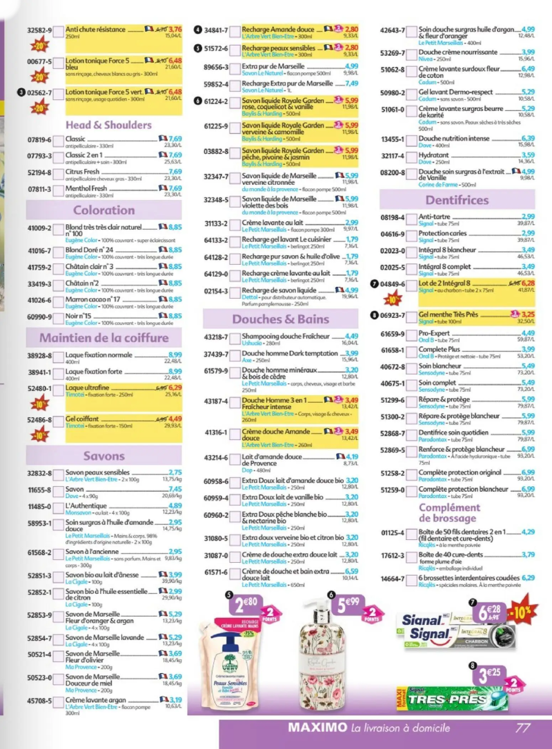 Maximo catalogue du 22/05 – page 77